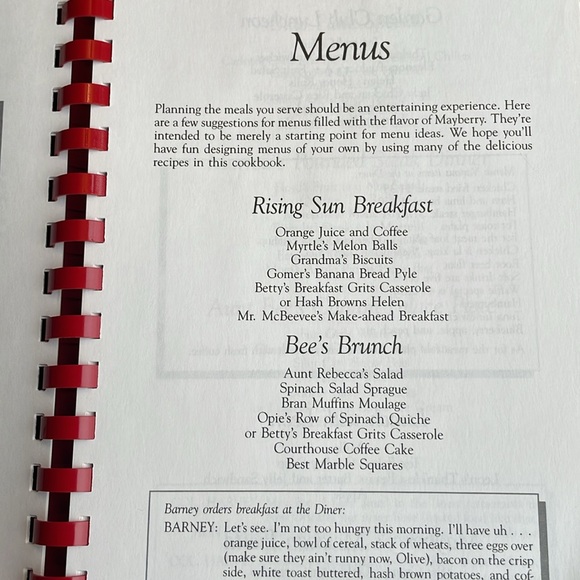 Aunt Bee's Mayberry Cookbook by Ken Beck and Jim Clark, Rutledge Press c1991 - Picture 6 of 13